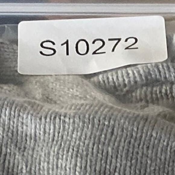 Michael Kors Womens Sweater Gray Long Sleeve High Low Nylon Blend XL - Picture 11 of 11